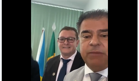 Imagem de compartilhamento para o artigo Prefeito de Alcinópolis, Dalmy Crisostomo visita senador de MS em Brasília da MS Todo dia